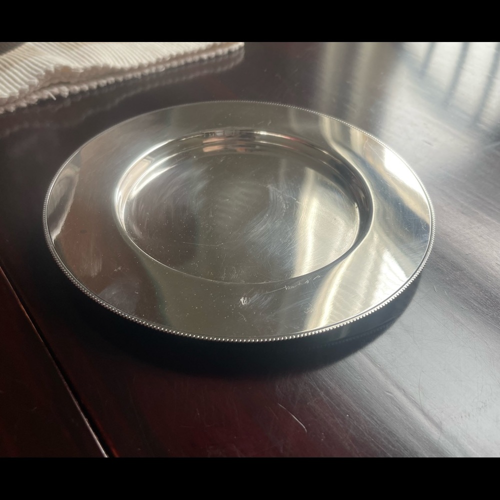 Walker & Hall Silver Plated Beaded Edge Relish Dish Holder